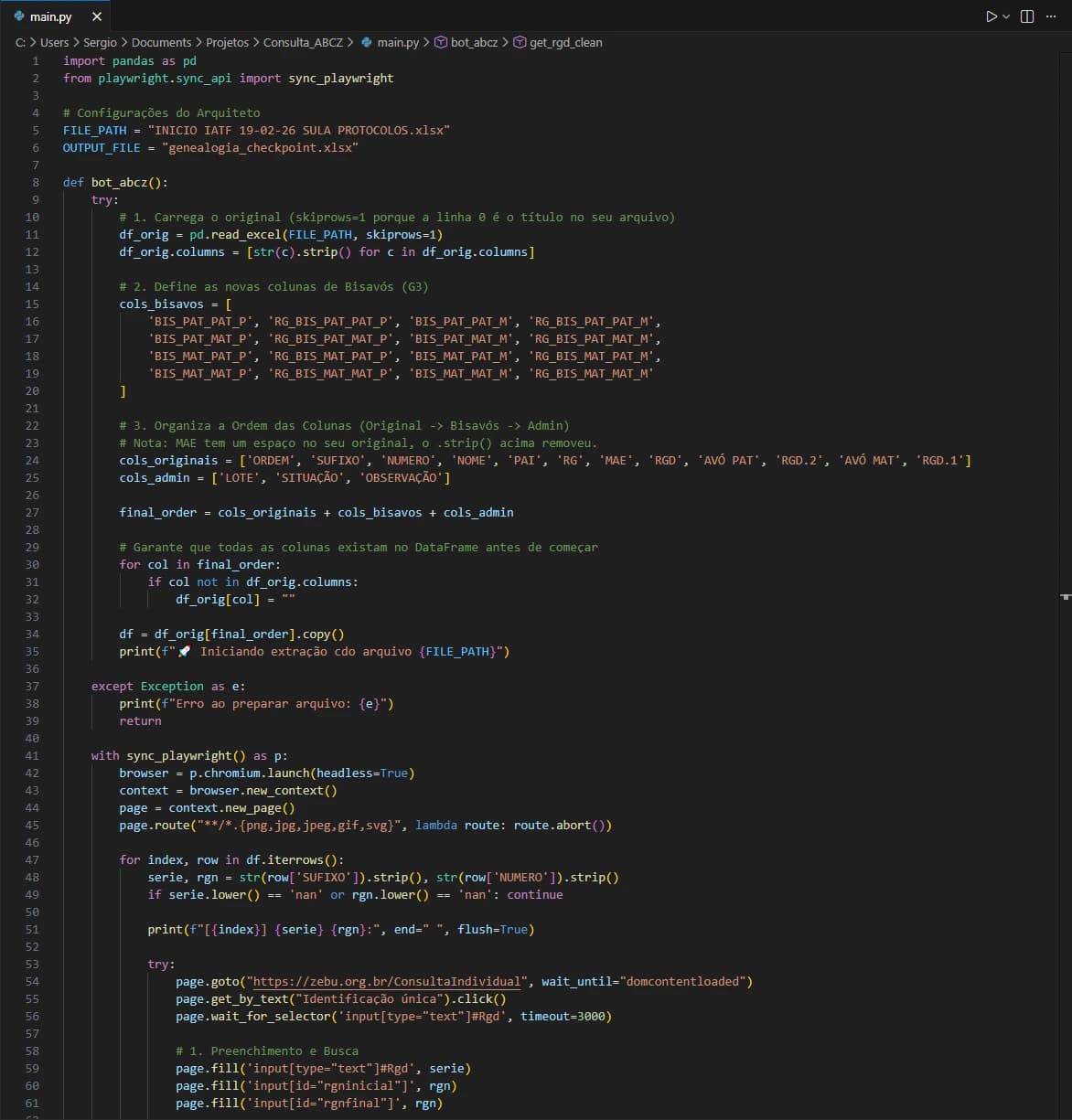 Automações Internas